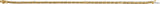 14K Yellow Gold Lab-Grown Blue Sapphire Line 7" Bracelet