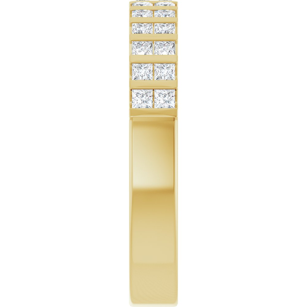 14K Yellow Gold 1/2 CTW Lab-Grown Diamond Anniversary Band