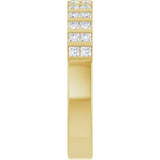 14K Yellow Gold 1/2 CTW Lab-Grown Diamond Anniversary Band