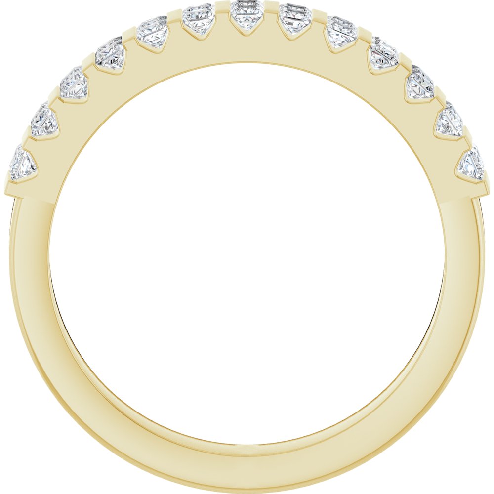 14K Yellow Gold 1/2 CTW Lab-Grown Diamond Anniversary Band