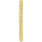 18K Yellow Gold 2.3 mm Rope Band Size 9
