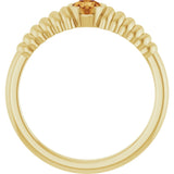14K Yellow Gold Natural Citrine Ring