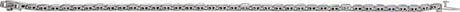 14K White Gold Lab-Grown Blue Sapphire Line 7" Bracelet