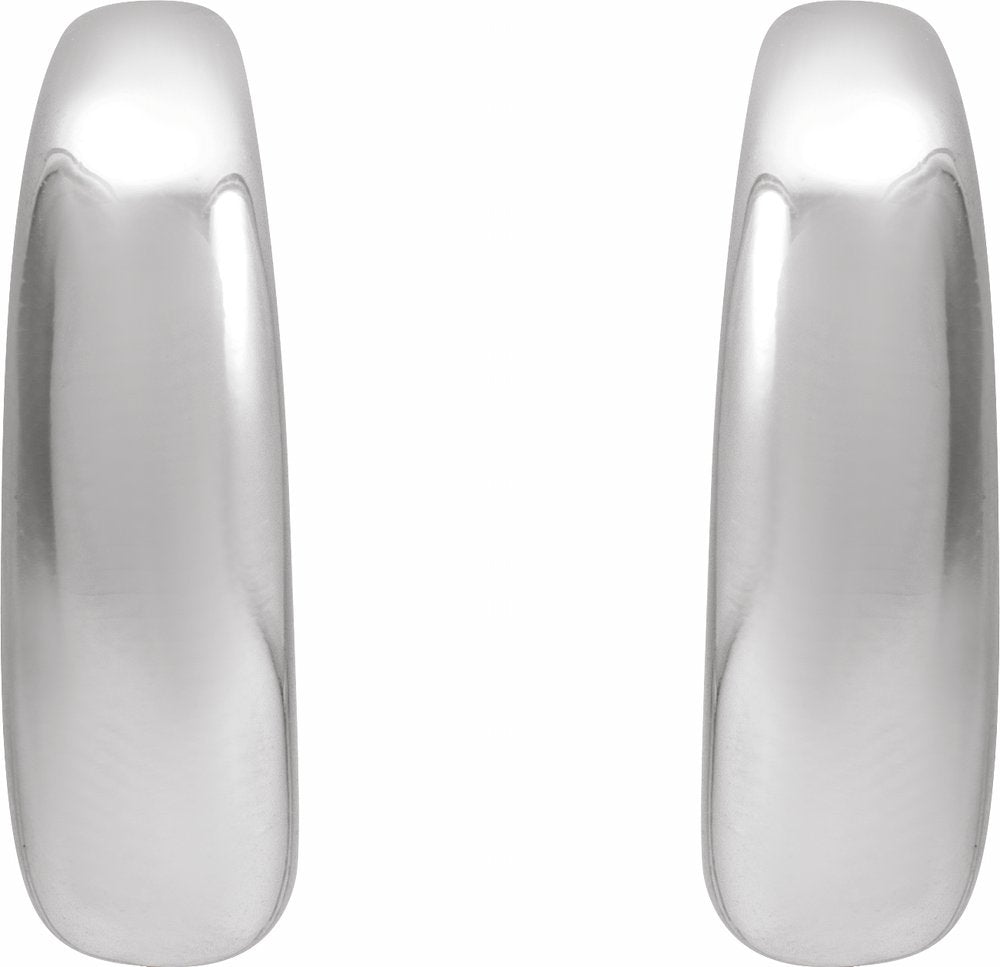 Sterling Silver 19.2 mm Hoop Earrings