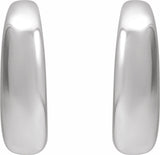 Sterling Silver 19.2 mm Hoop Earrings