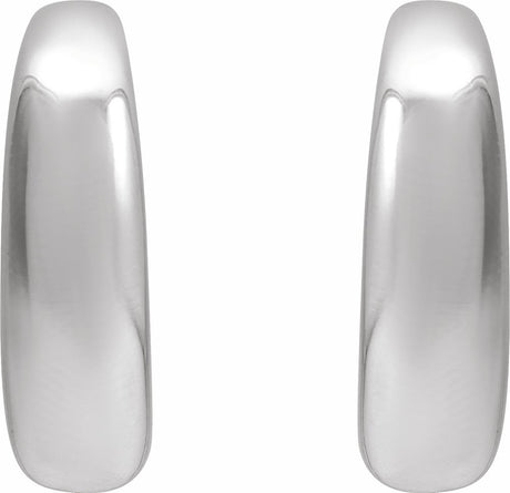 Sterling Silver 19.2 mm Hoop Earrings