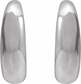 Sterling Silver 14.4 mm Hoop Earrings