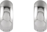 Sterling Silver Hinged 12.7 mm Hoop 
Earrings