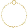 14K Yellow Gold Charm 7" Bracelet