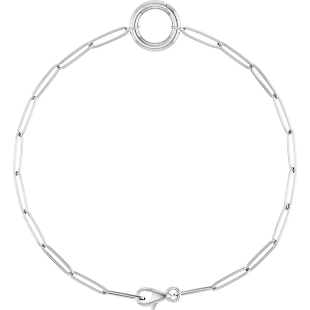 Sterling Silver Charm 7" Bracelet