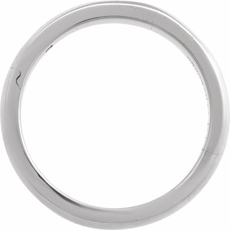 14K White Gold 2.7 mm CLIQ® Hinged Adjustable Band Size 5.5