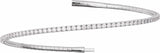 14K White Gold 2 CTW Lab-Grown Diamond Flexible Bangle 7" Bracelet