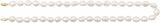 14K Yellow Cultured White Freshwater Pearl 18" Necklace