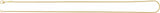 14K Yellow Gold 1.2 mm Boa Snake 16" Chain