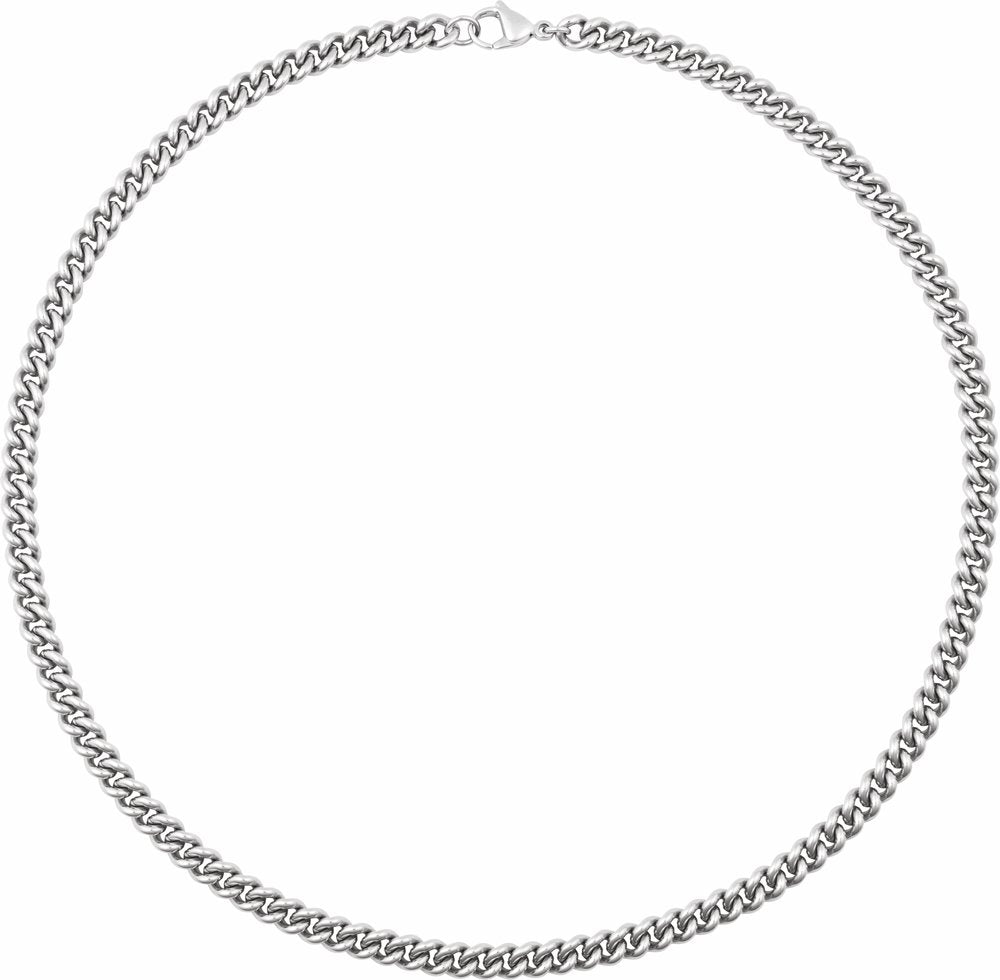 Stainless Steel 6.3 mm Curb 20" Chain