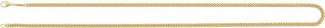 14K Yellow Gold 2.9 mm Curb 18" Chain