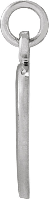 Sterling Silver 10.15x12 mm St. Francis of Assisi Medal