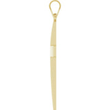 14K Yellow Gold Cross Pendant