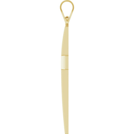 14K Yellow Gold Cross Pendant