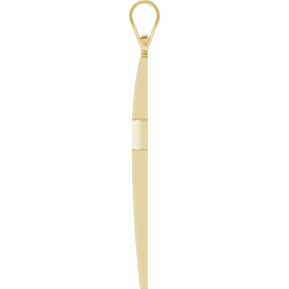 14K Yellow Gold Cross Pendant