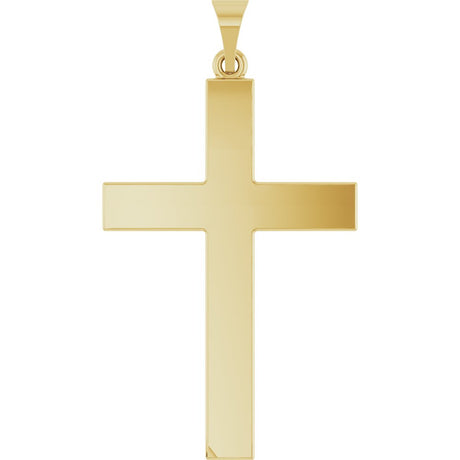 14K Yellow Gold Cross Pendant