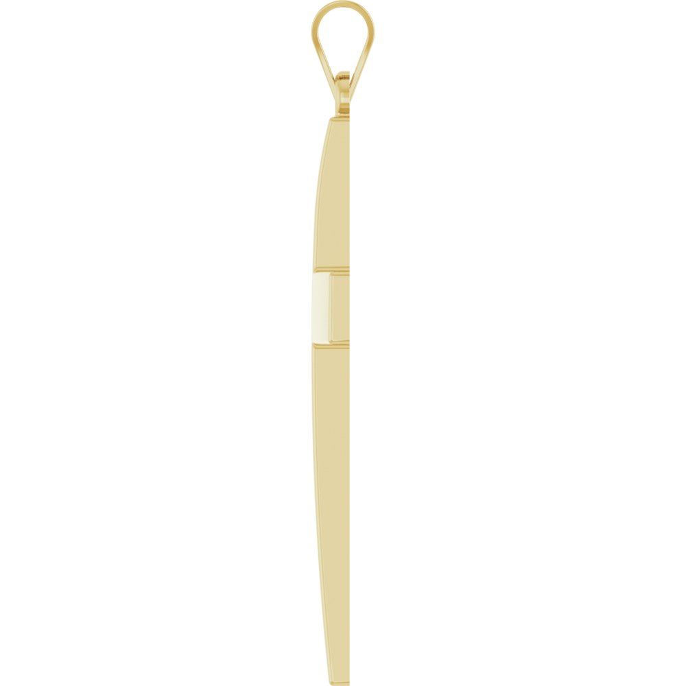 14K Yellow Gold Cross Pendant