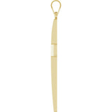 14K Yellow Gold Cross Pendant