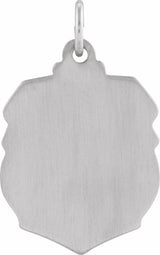 Sterling Silver 16.5x14 mm St. Michael Medal 