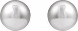 Sterling Silver 18 mm Electroform Domed Earrings