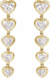 14K Yellow Gold 2 3/4 CTW Lab-Grown Diamond Earrings
