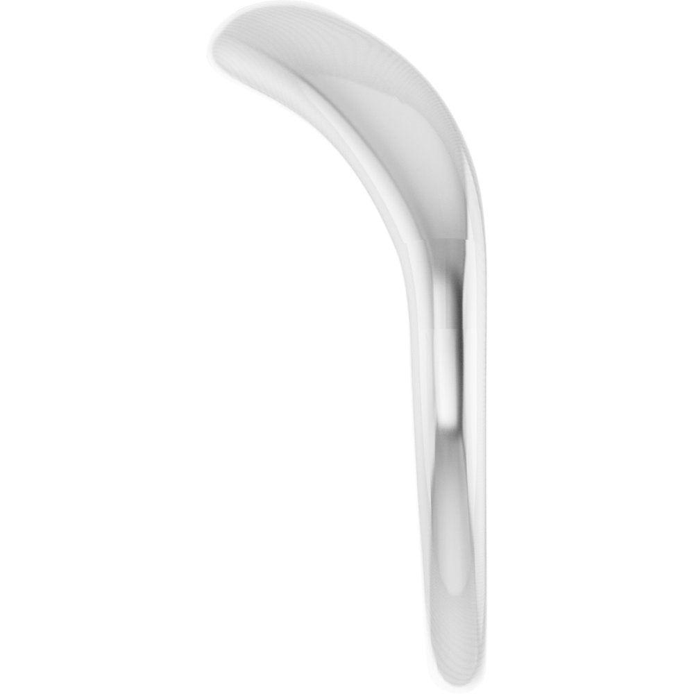 Sterling Silver Contour Band