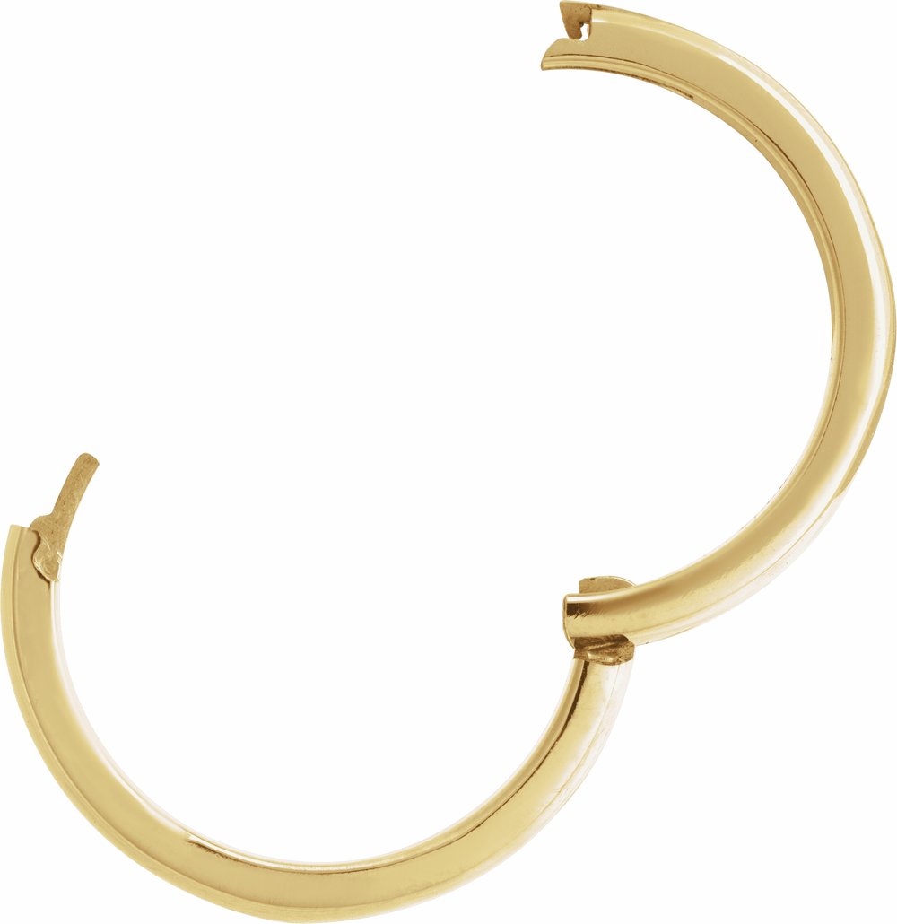 14K Yellow 6 mm CLIQ® Hinged Adjustable Band Size 6