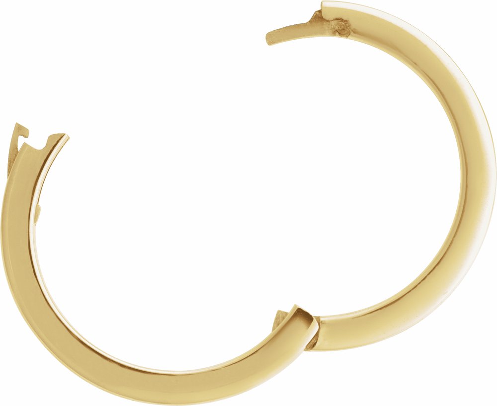 14K Yellow Gold 3 mm CLIQ® Hinged Adjustable Flat Band Size 9