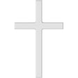 Sterling Silver 15x9.5 mm Cross Pendant