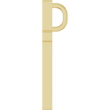 14K Yellow Gold 15x9.5 mm Cross Pendant