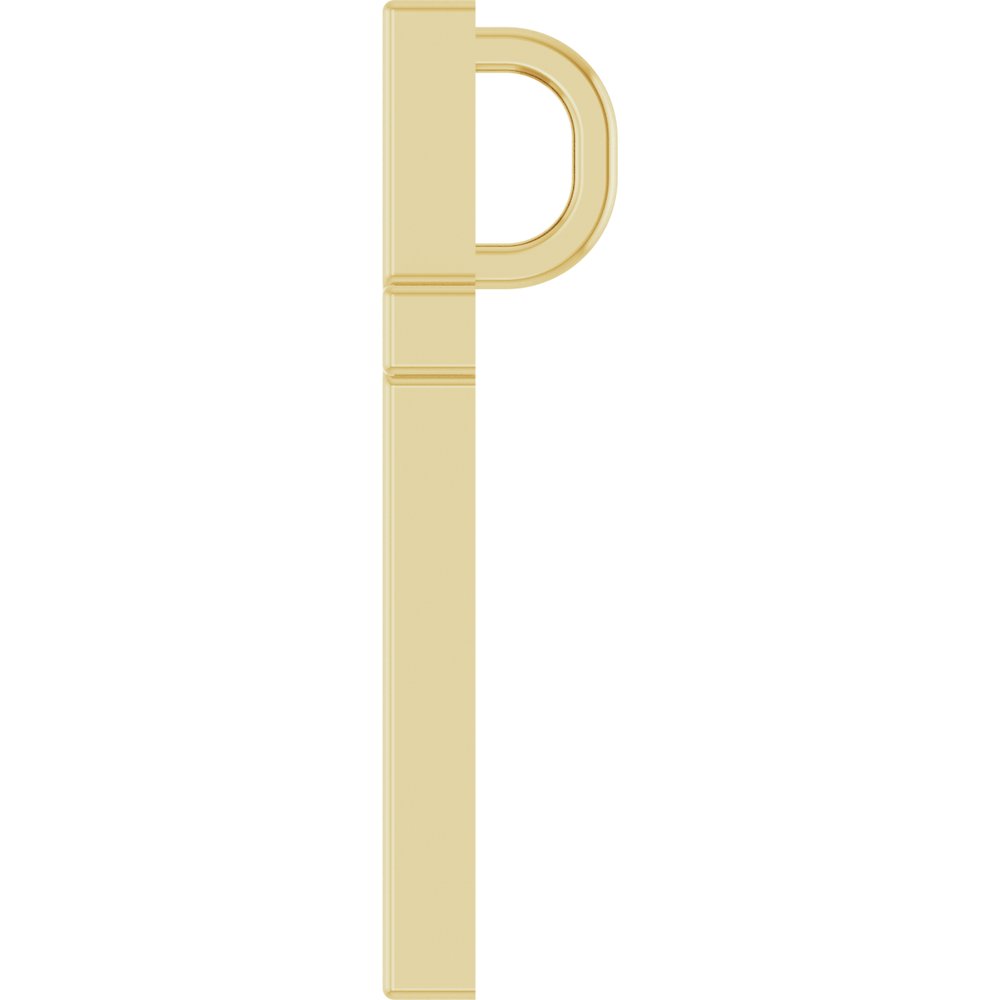 14K Yellow Gold 15x9.5 mm Cross Pendant