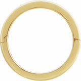14K Yellow Gold 3 mm CLIQ® Hinged Adjustable Flat Band Size 7.5
