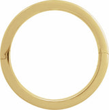 14K Yellow Gold 5 mm CLIQ® Hinged Adjustable Flat Band Size 6