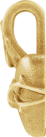 14K Yellow Sacred Heart Pendant