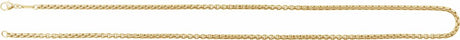 14K Yellow Gold 1.8 mm Rounded Box 20" Chain