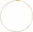 14K Yellow 10 CTW Lab-Grown Diamond Line 16" Necklace