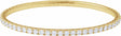 14K Yellow Gold 5 CTW Lab-Grown Diamond Flexible Bangle 7" Bracelet