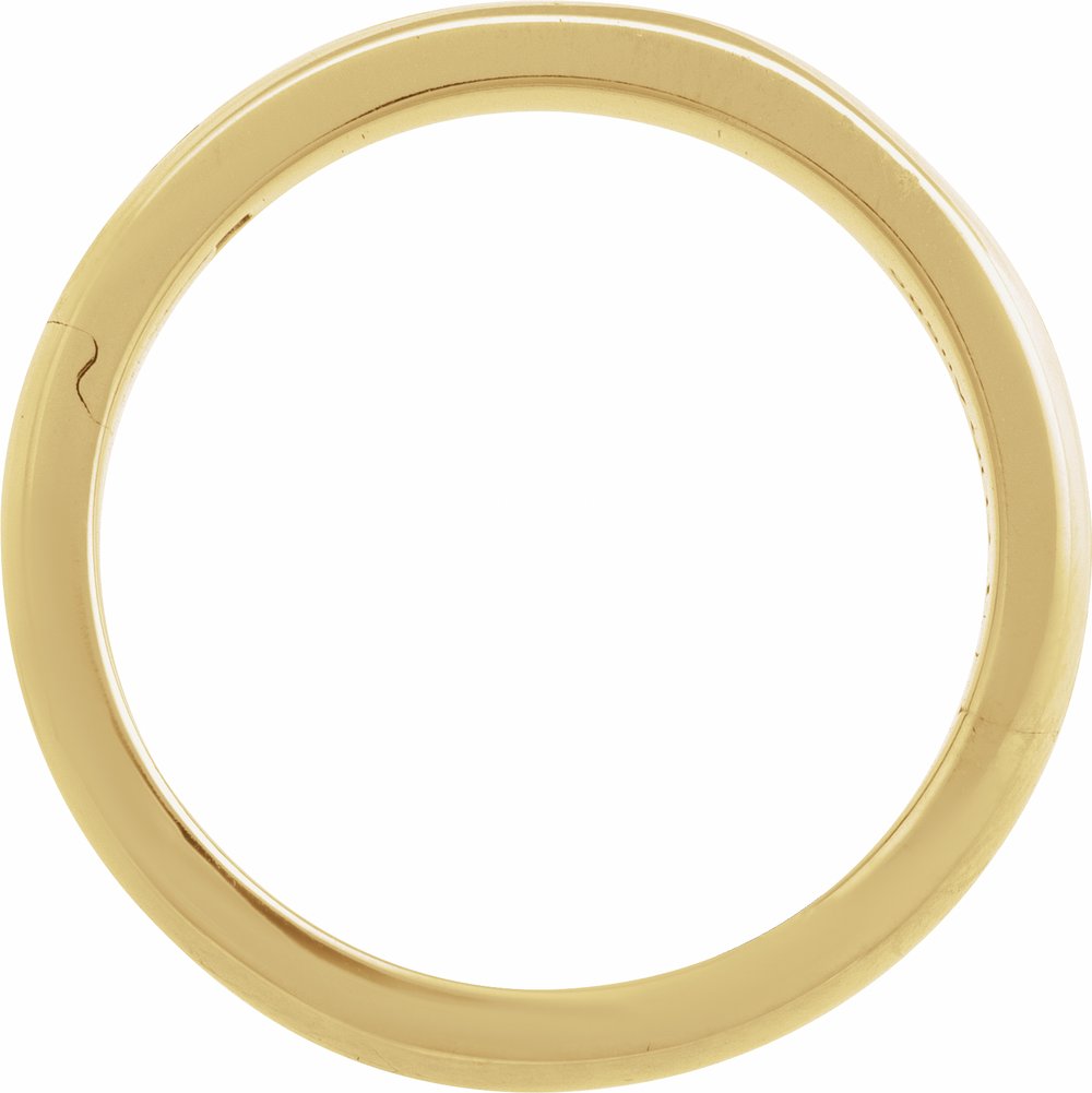 14K Yellow 4 mm CLIQ® Hinged Adjustable Band Size 8