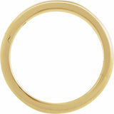 14K Yellow 4 mm CLIQ® Hinged Adjustable Band Size 8