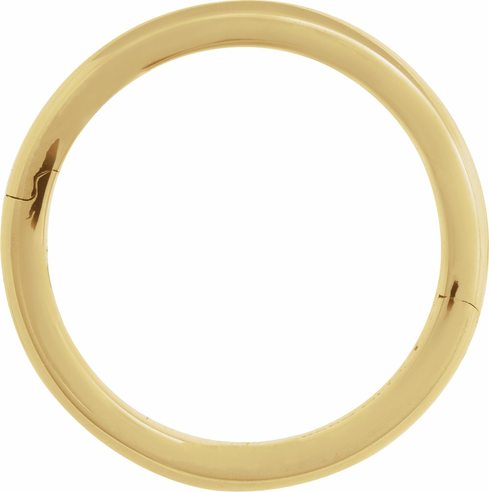 14K Yellow 8 mm CLIQ® Hinged Adjustable Band Size 7.5