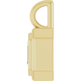 14K Yellow Gold 1/3 CT Lab-Grown Diamond Charm/Pendant
