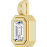 14K Yellow Gold 5/8 CT Lab-Grown Diamond Charm/Pendant