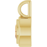 14K Yellow Gold Natural Citrine Charm/Pendant