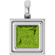 Sterling Silver Natural Peridot Charm/Pendant