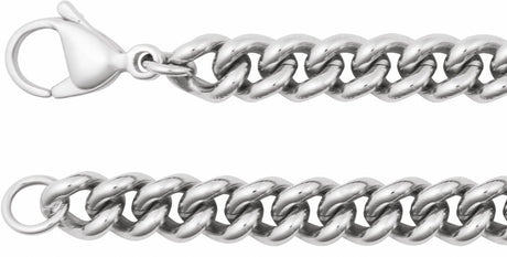 Stainless Steel 6.3 mm Curb 24" Chain